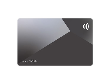 Front of generic credit card